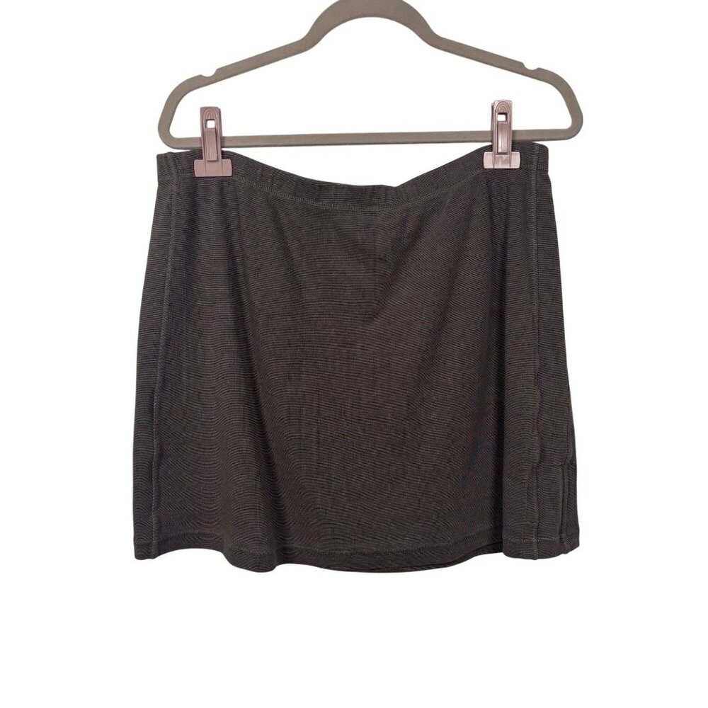 Horny Toad Womens L Brown Skirt Outdoors Camping Hiking Tencel Spandex Blend